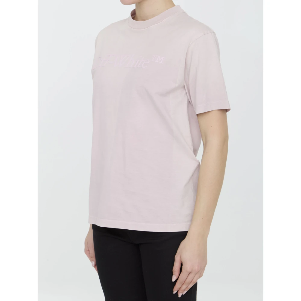 Off White T-Shirts Pink Dames