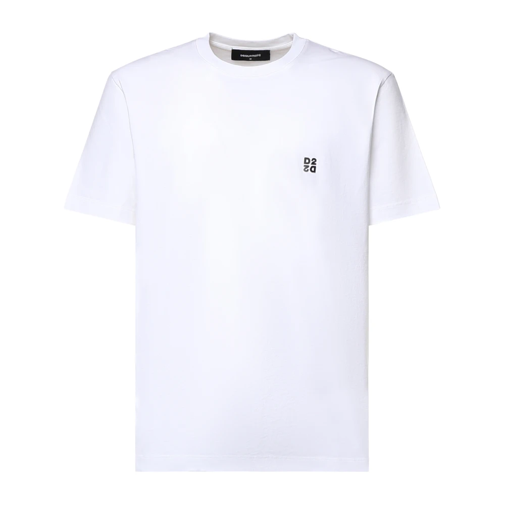 Dsquared2 , T-Shirts, Male, White, L, T-Shirts