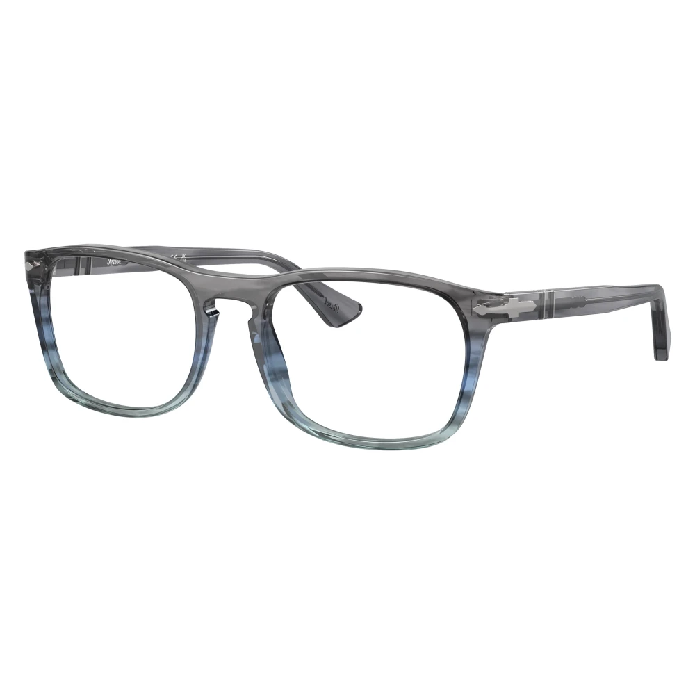 Persol Unisex Grey Po3344v 1205 Optical Frames Acetate Transparent Pillow Normal - Image 2