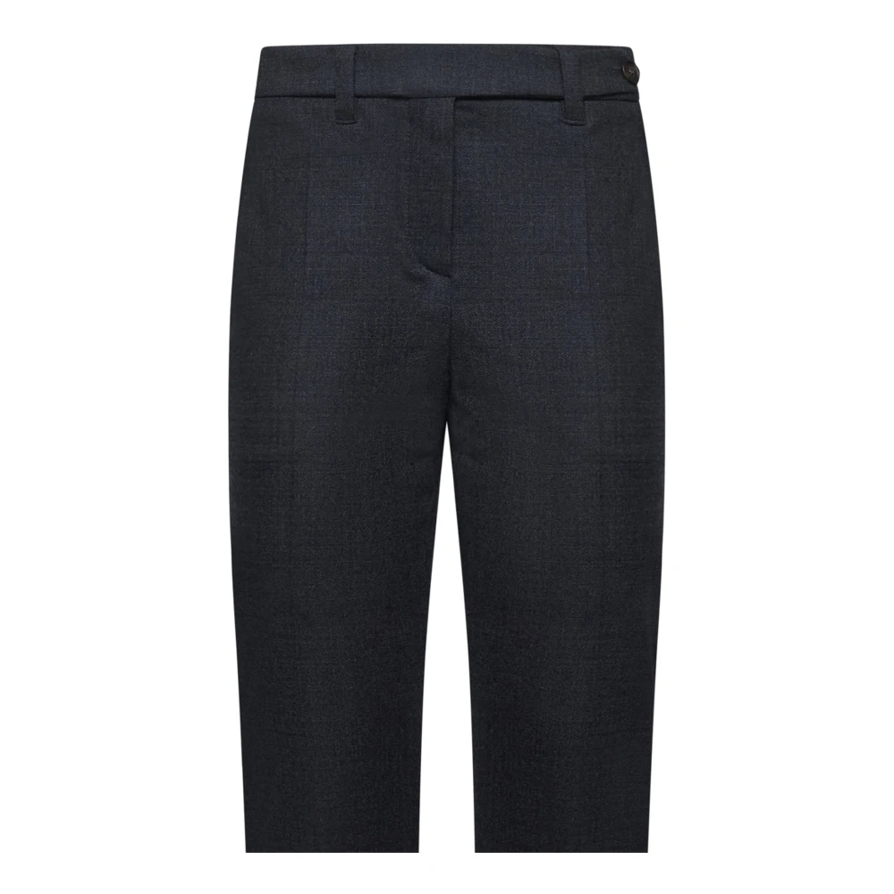 BRUNELLO CUCINELLI Grijze Jeans Crop Broek Gray Heren