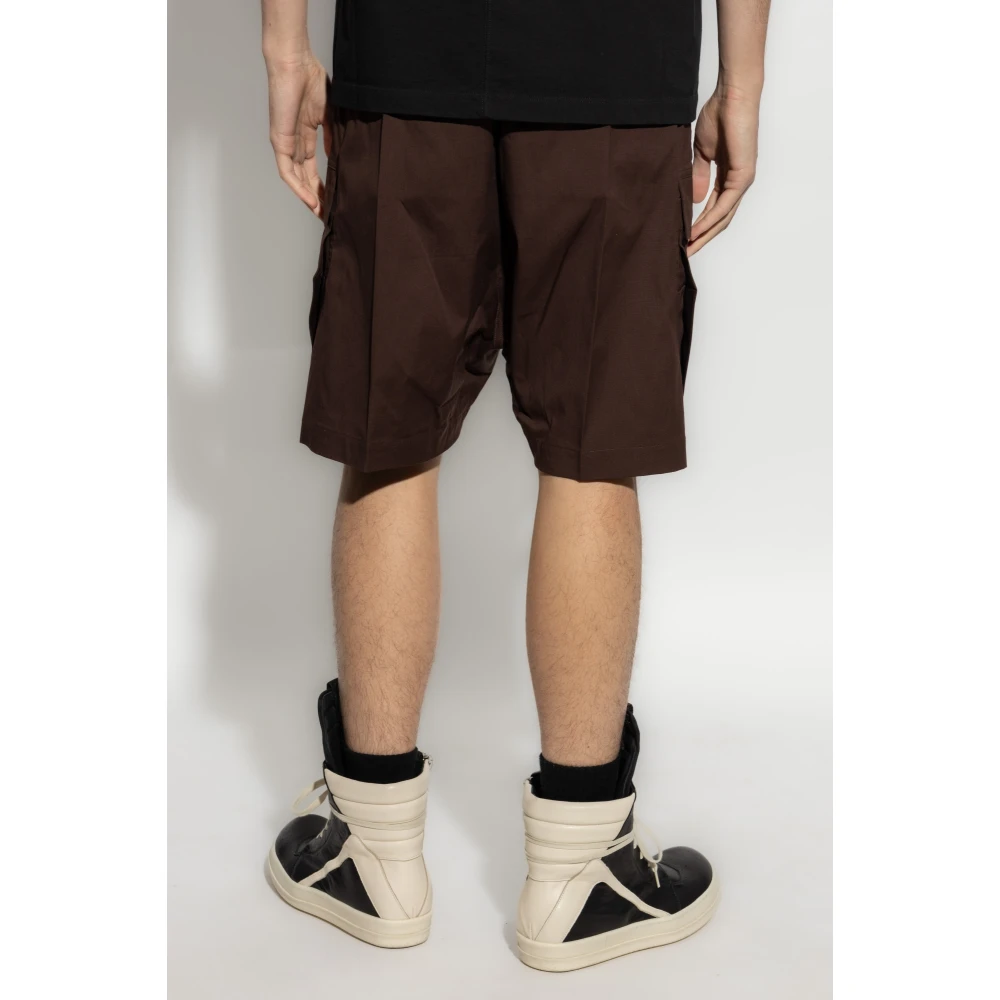 Rick Owens Cargobela Shorts Red Heren