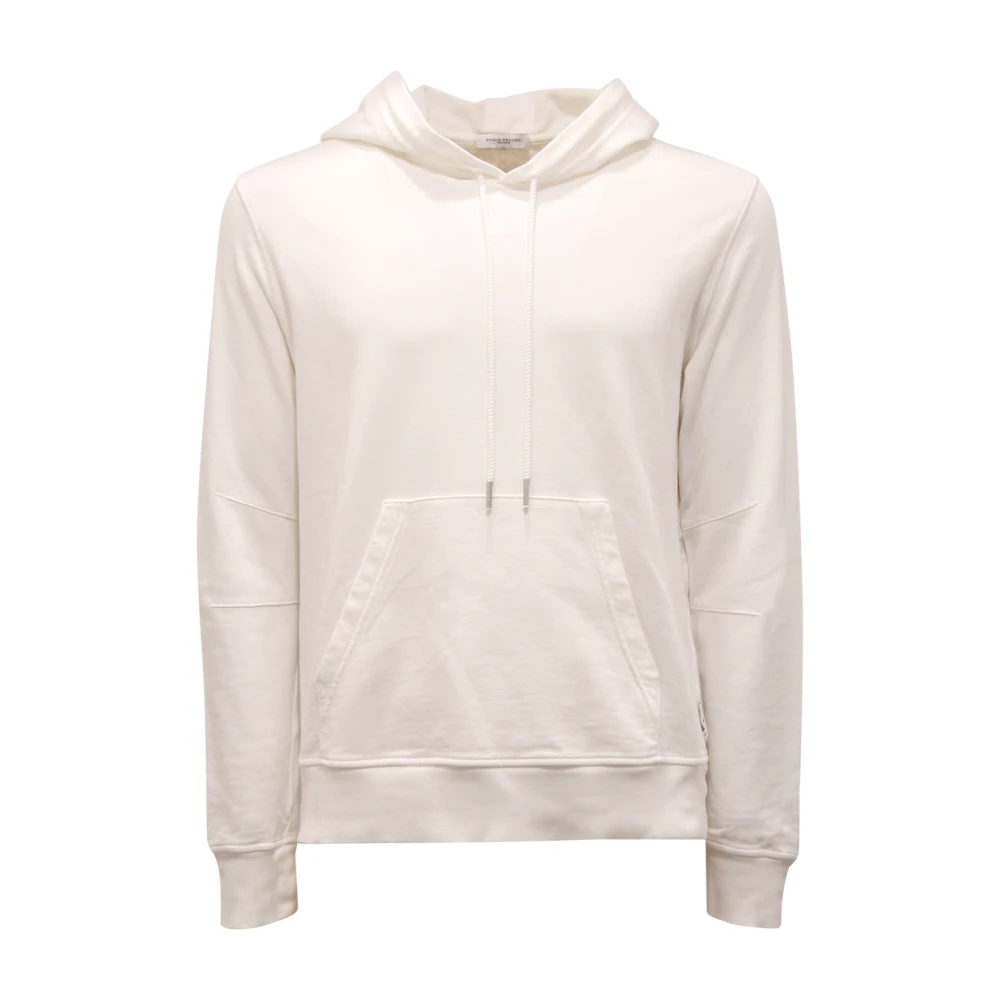 Paolo Pecora White Distressed Sweatshirt - Male - Hoodies - M - Sweatshirts & Hoodies