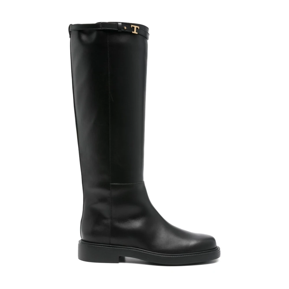 Tod's Black Women's Shoes Ankle Boots Aw25 - Female - High Boots - 7 Uk - Shoes