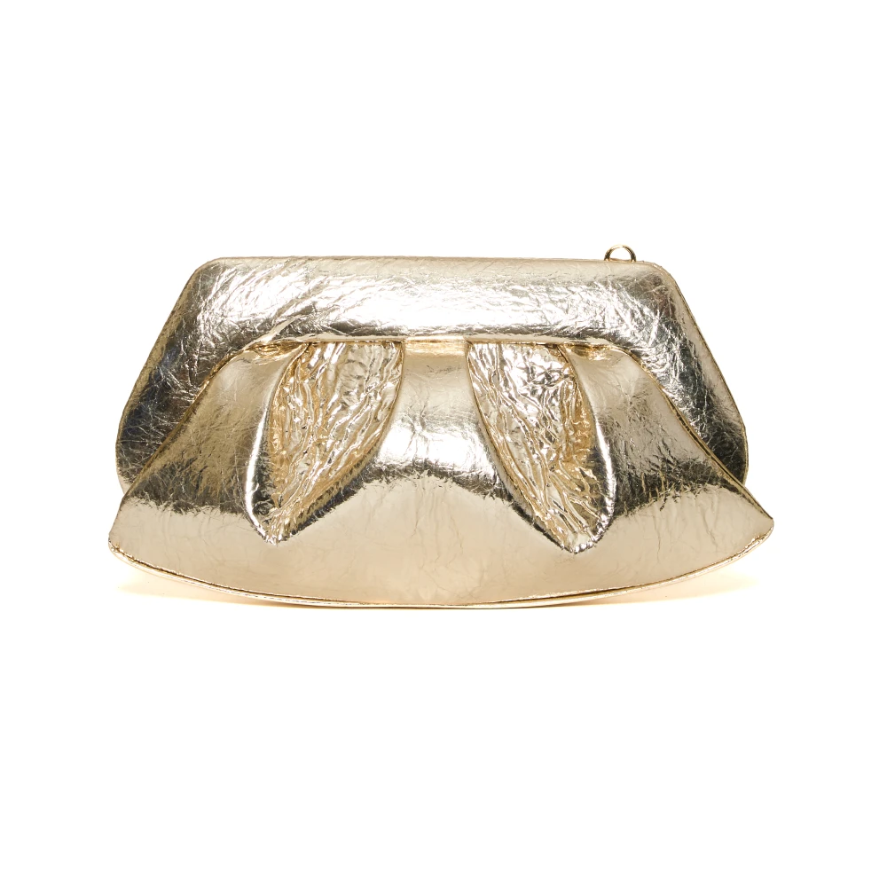 THEMOIRè Gouden Spiegel Clutch Dames Tas Yellow Dames