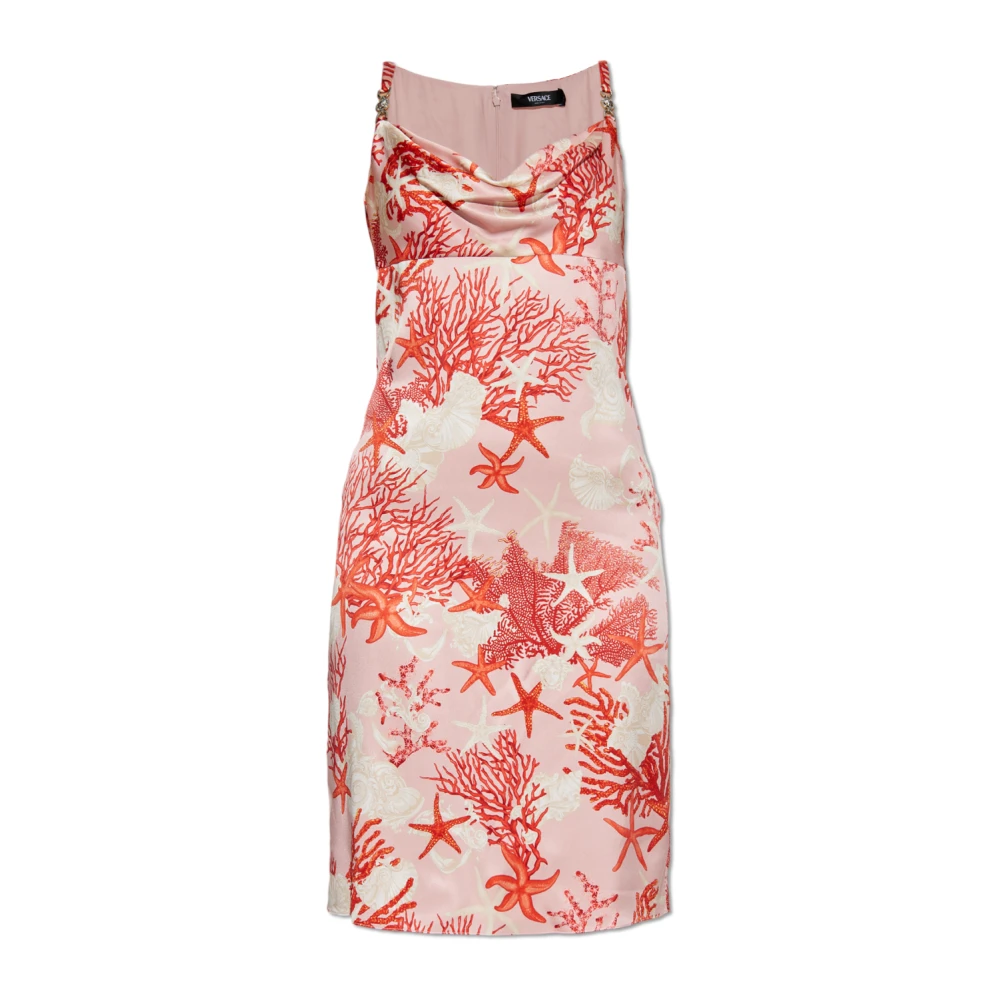 Versace Korte jurk Barocco Sea Multicolor Dames