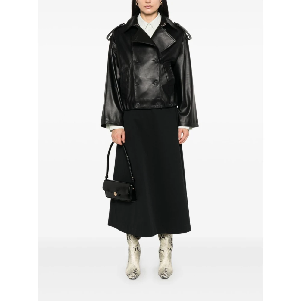 Arma Zwarte Stijlvolle Jassen Black Dames