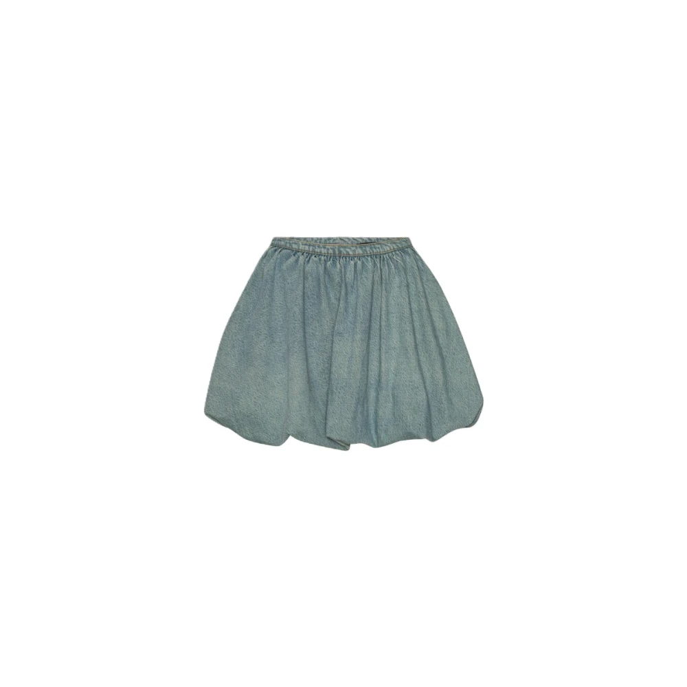 Rotate Birger Christensen Katoenen Rok Blue Dames