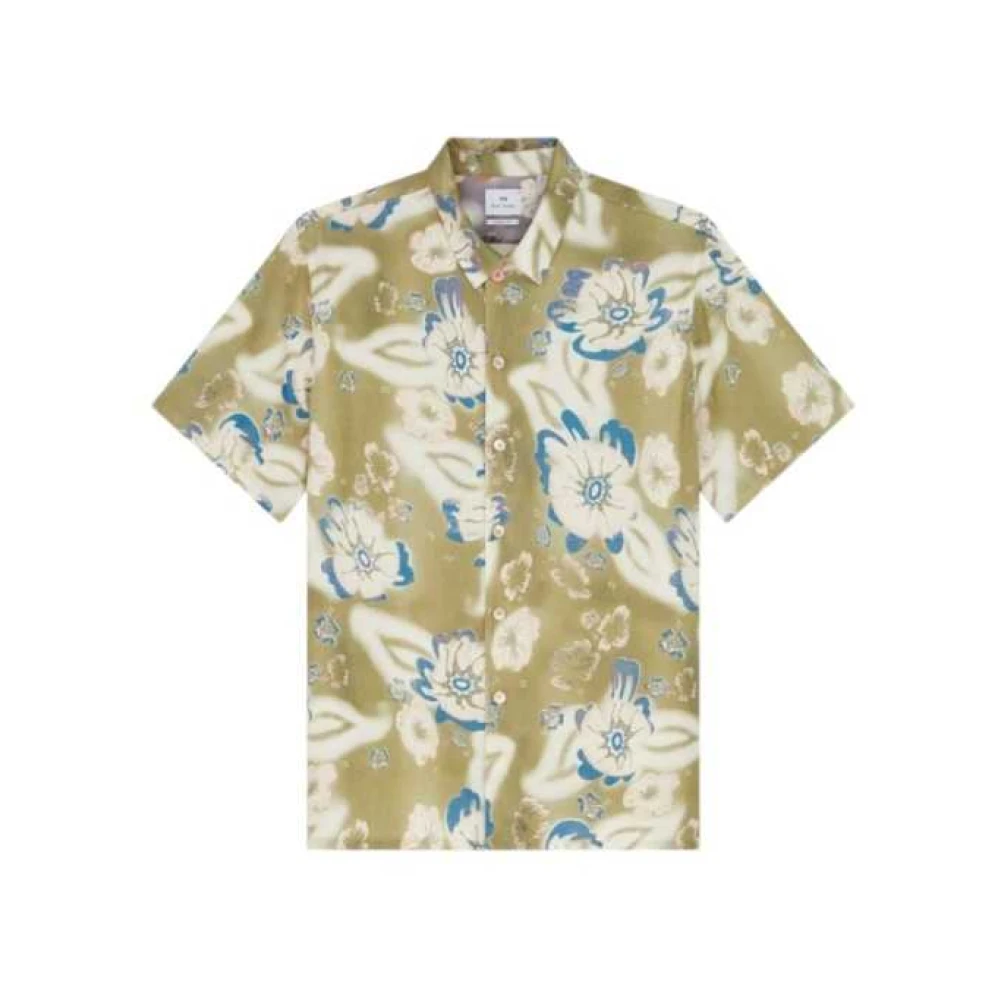 Paul Smith Uomo Multicolor Camicia A Maniche Corte Hawaiana