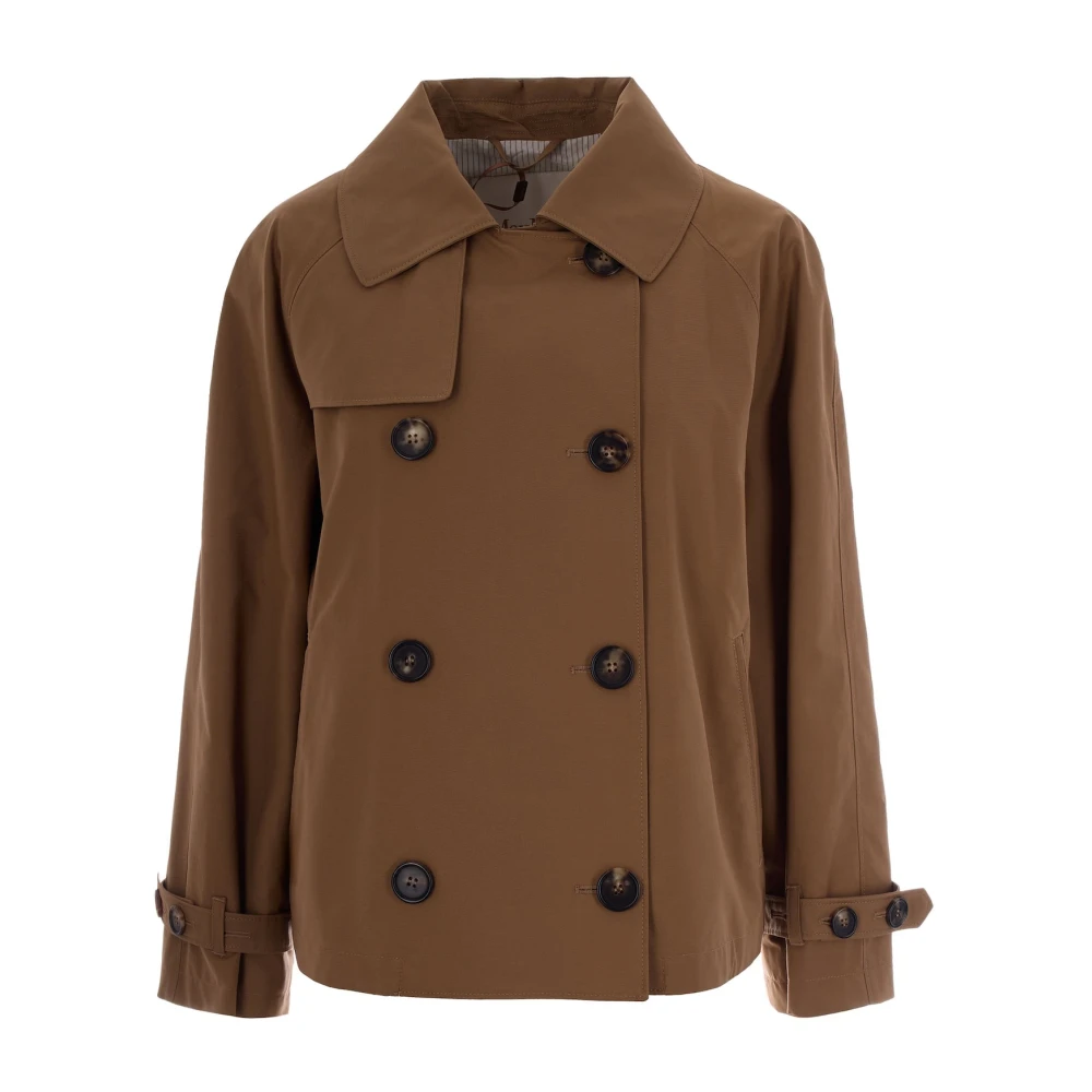 Weekend Max Mara Women's Brown Trench Coats, S, Tesoro Trench