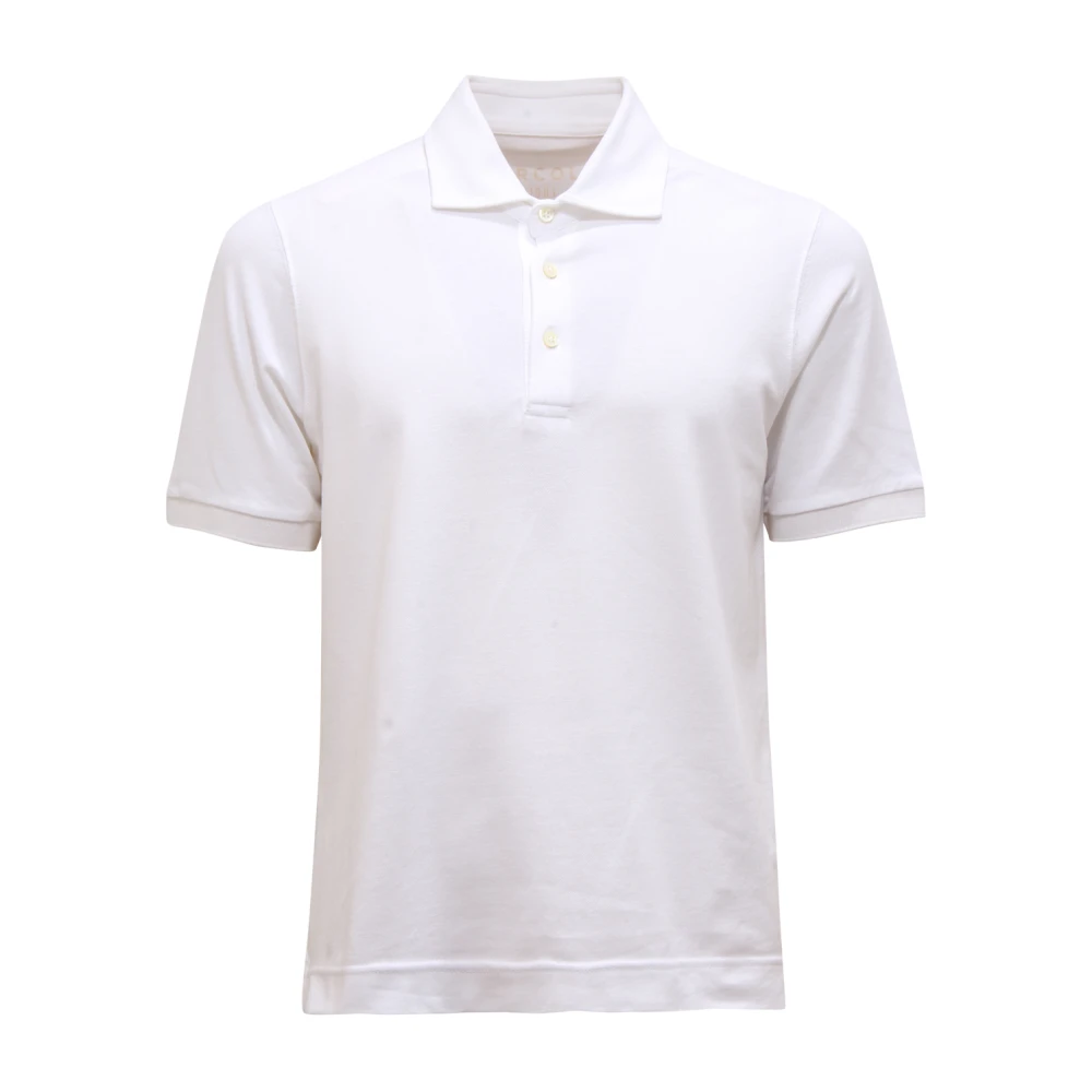 Circolo 1901 Men's White Cn4721 Polo Piquet