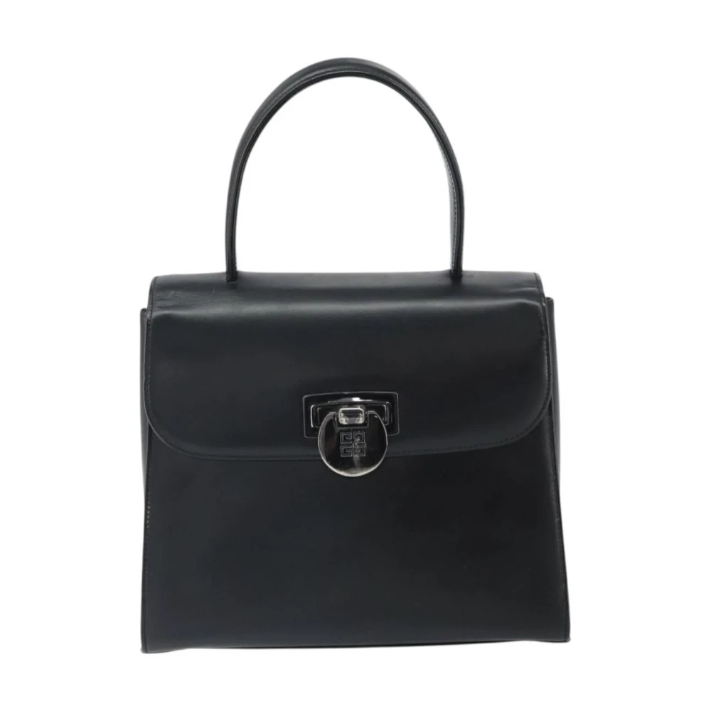 Givenchy Pre-Owned Women's Black Pre-Owned Vintage Leather Handbag