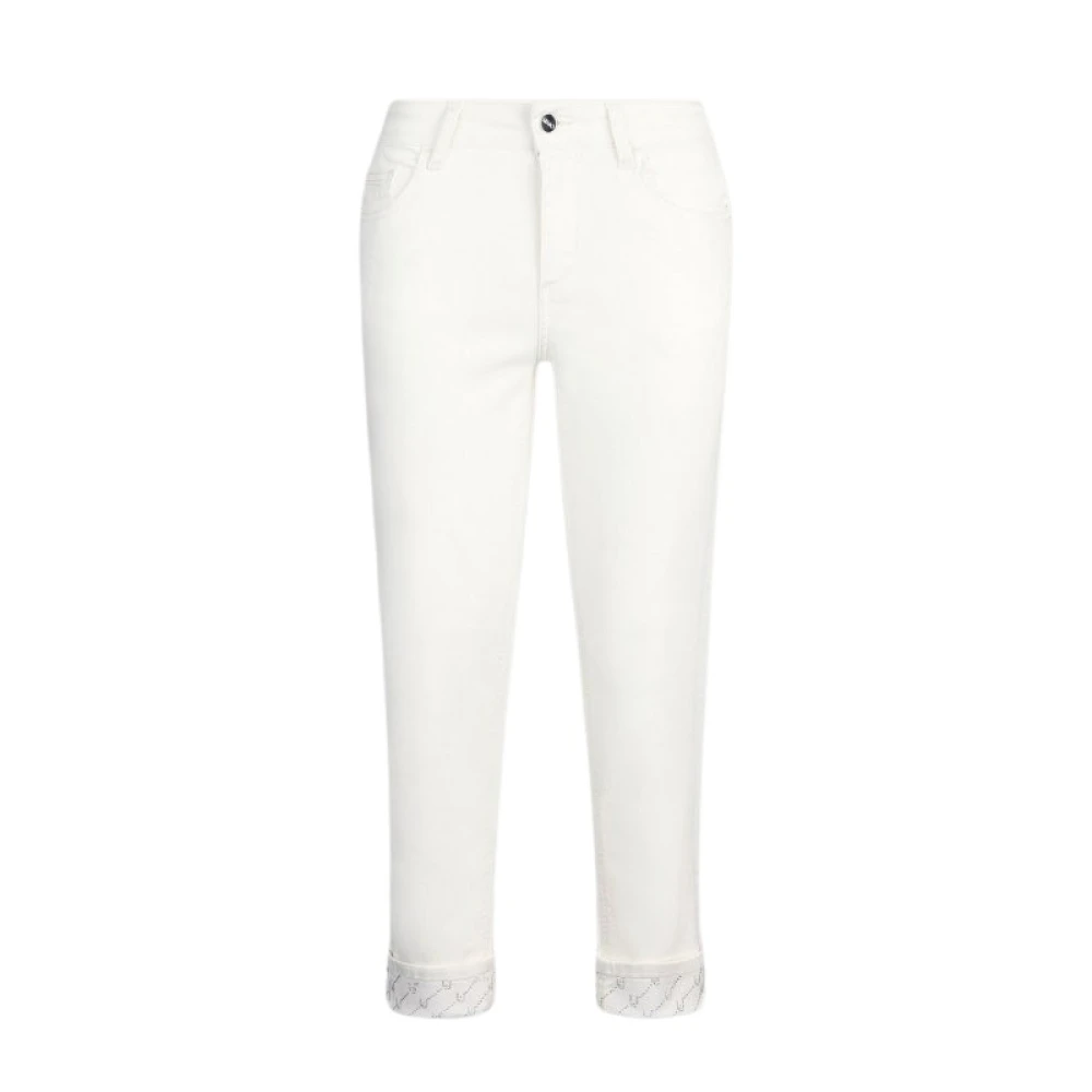 Liu Jo Vrouw Wit Jeans Dames, W27, Katoen, Monroe Jeans
