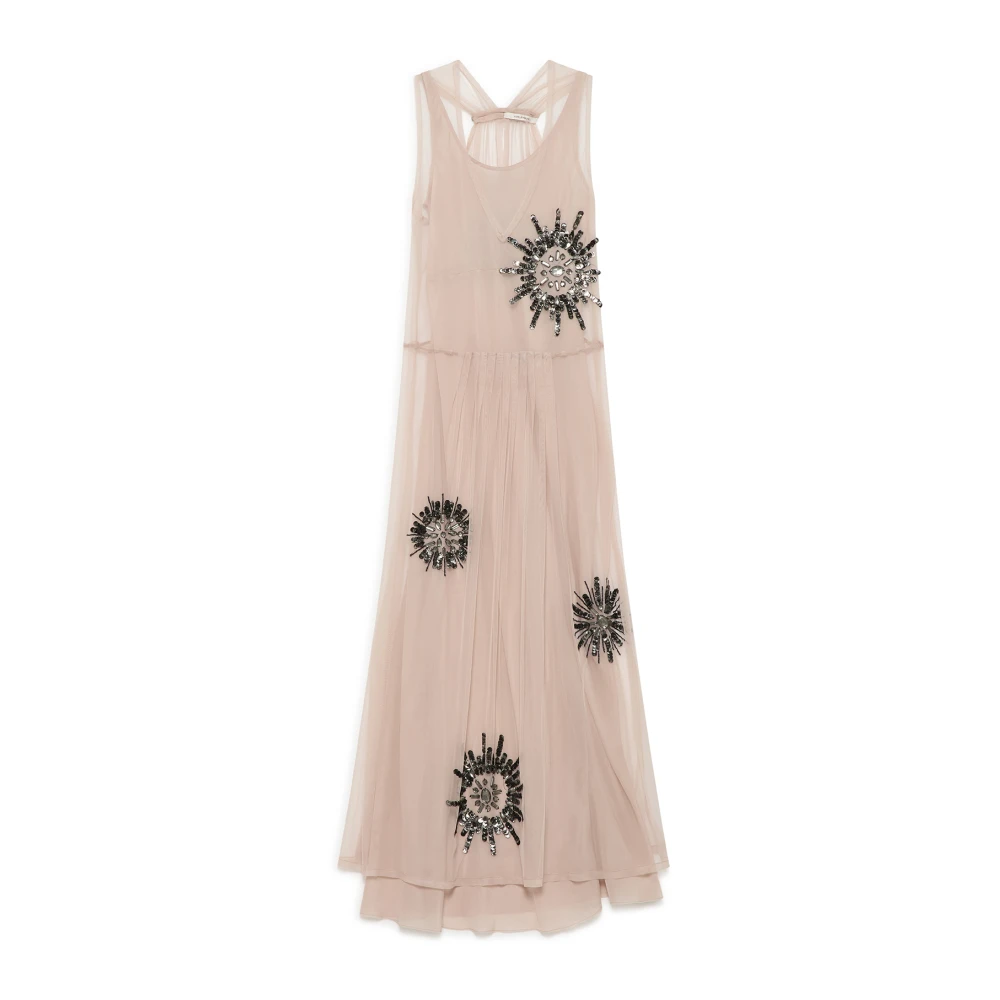 Maliparmi Precious Flowers Jurk Beige Dames