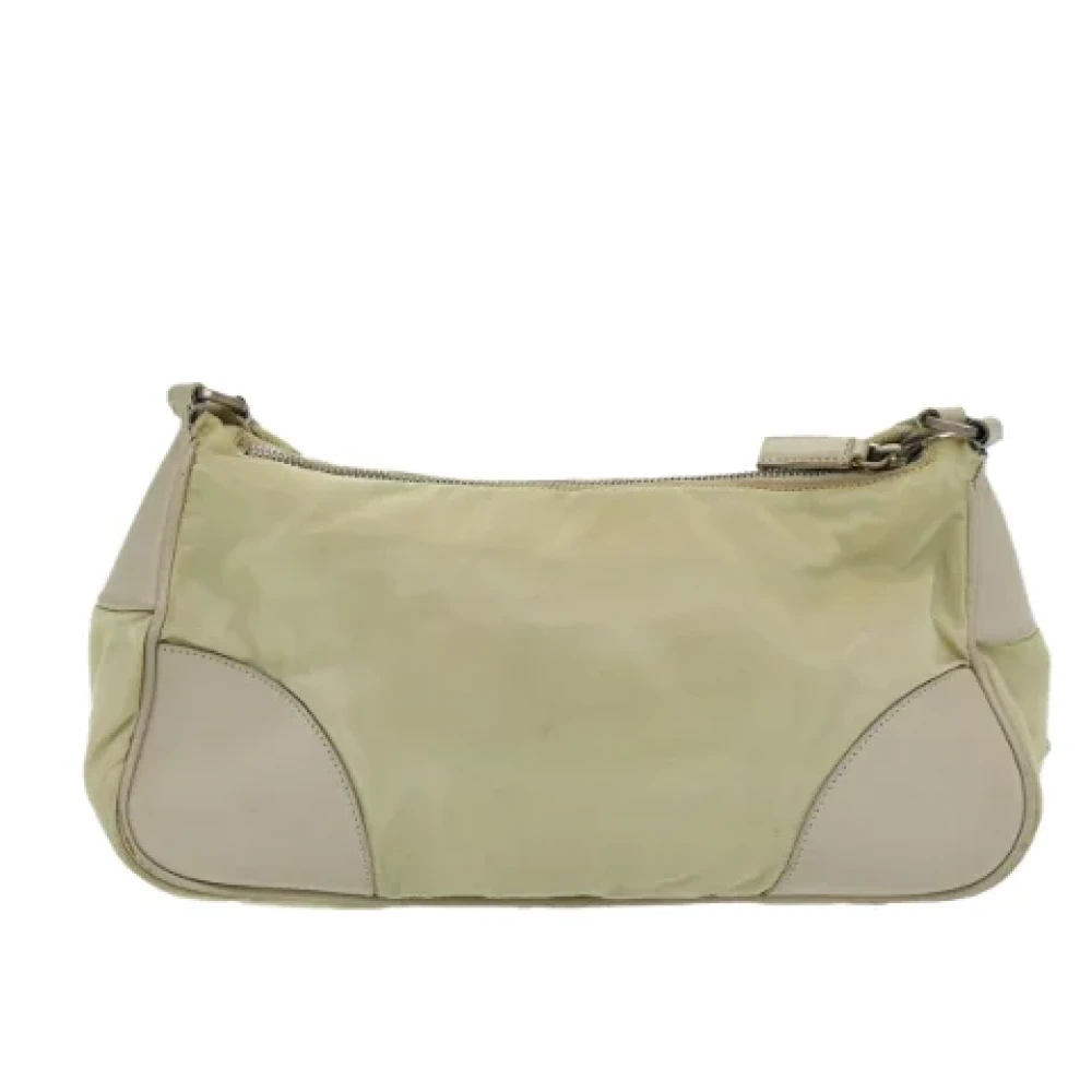 Prada Vintage Pre-owned Nylon prada-bags White Dames