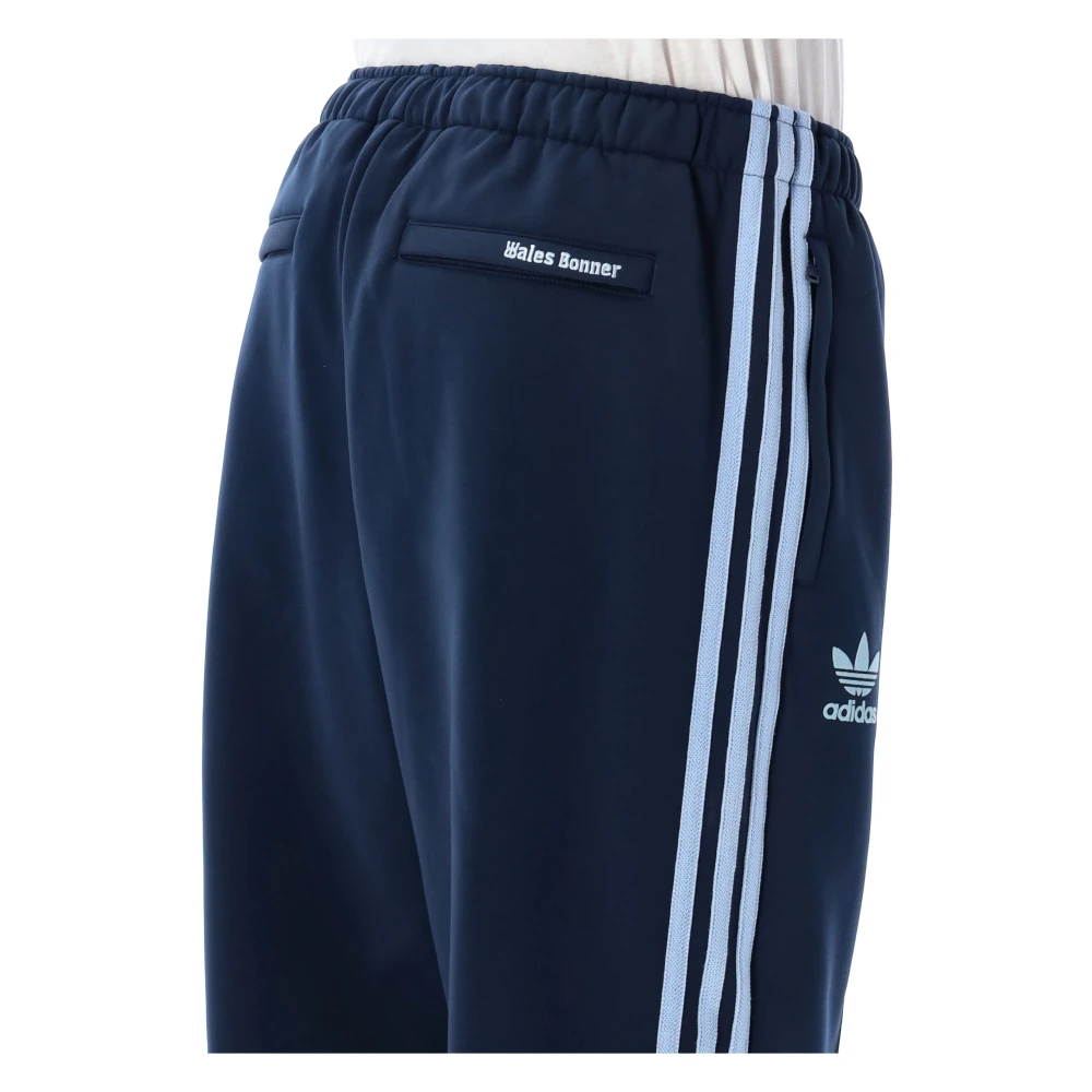 Adidas Navy Track Pants Aw24 Stijlvol Comfort Blue Heren