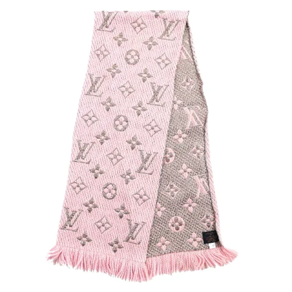 Louis Vuitton Vintage Pre-owned Canvas scarves Pink Dames