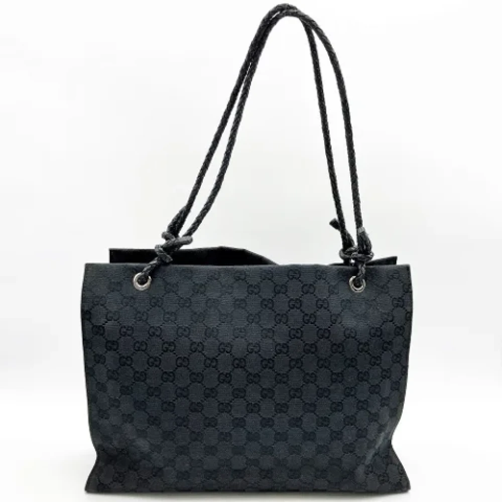 Gucci Vintage Pre-owned Canvas gucci-bags Black Dames