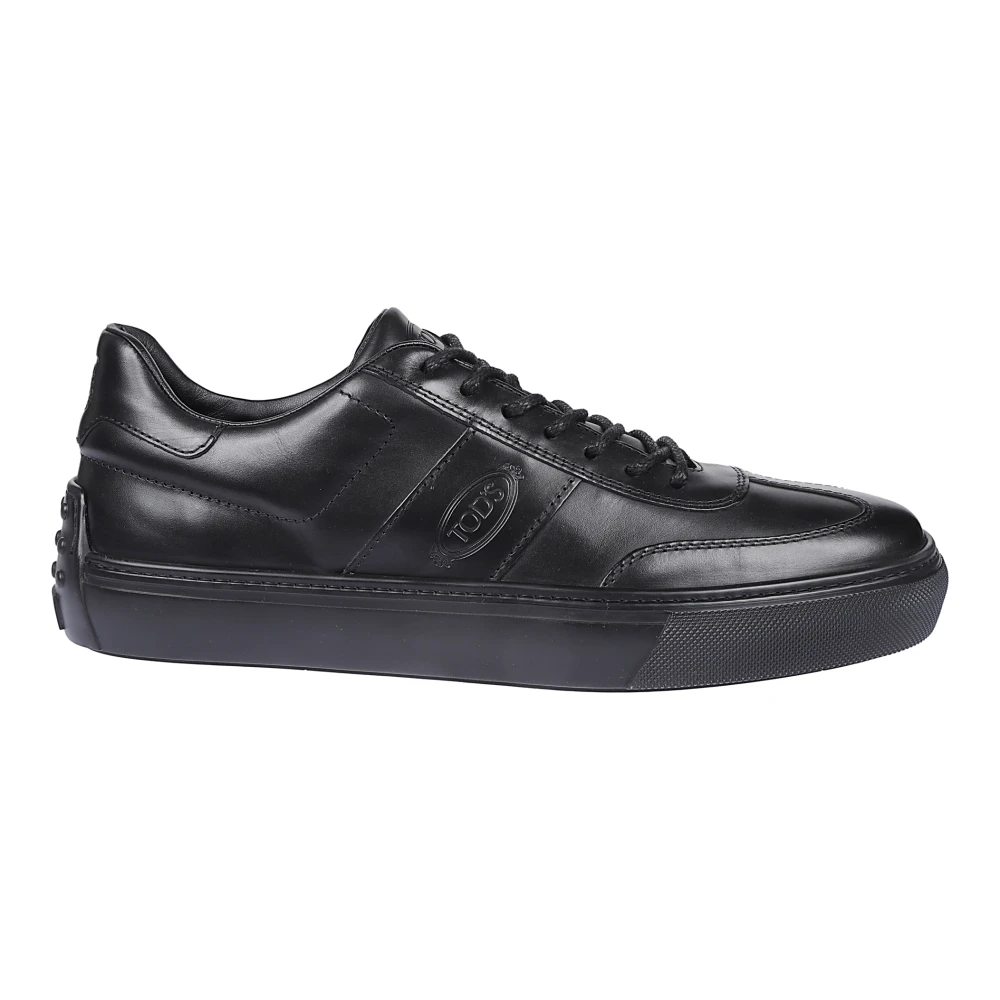 Tod’s Zwarte Leren Veterschoenen Heren Schoenen