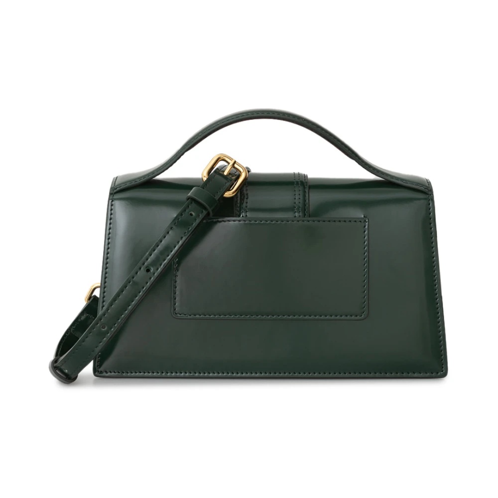 Jacquemus Leren Babytas Green Dames