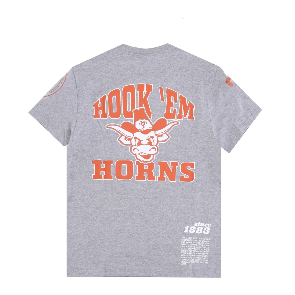 Mitchell & Ness Texas Longhorns Basketball Team T-Shirt Gray Heren