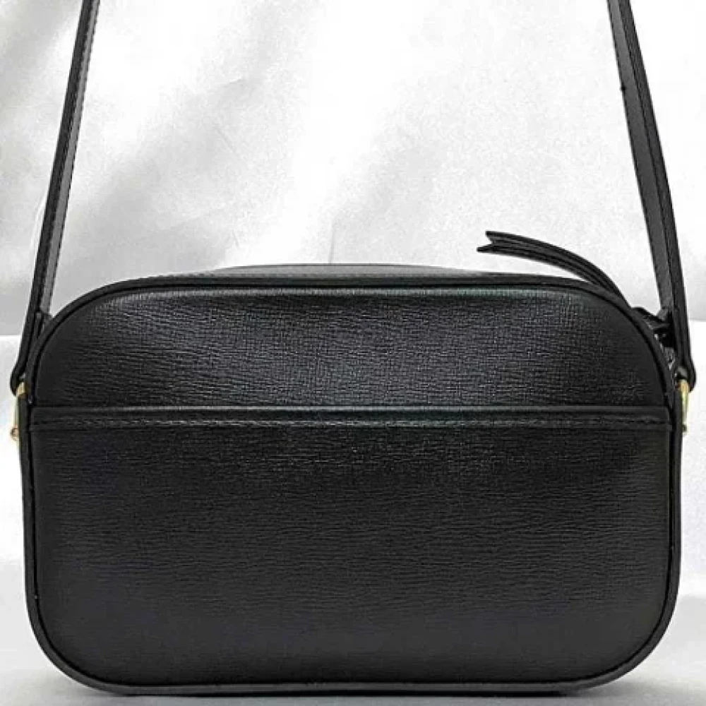 Gucci Vintage Pre-owned Leather shoulder-bags Black Dames