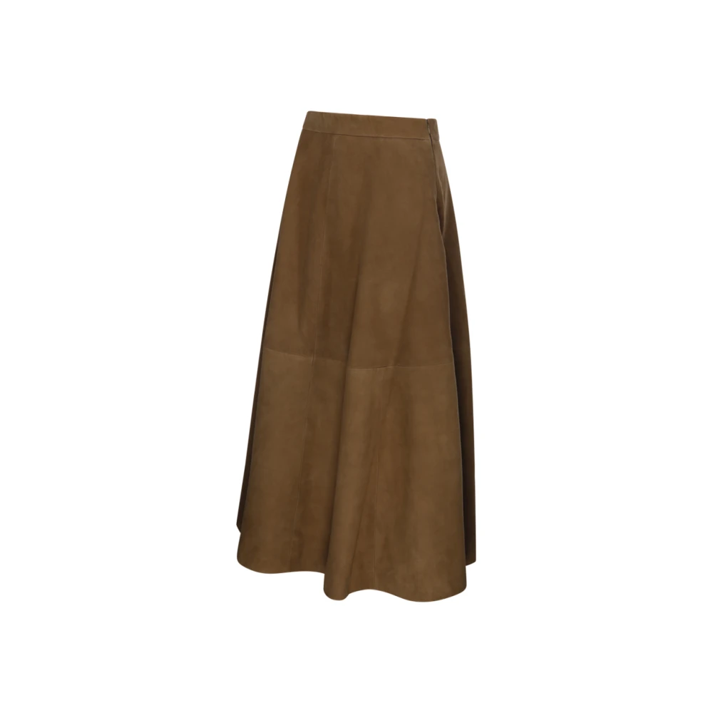 Róhe Licht Khaki Rok Beige Dames