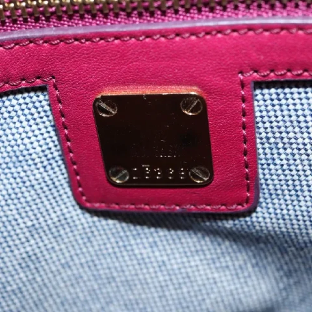 MCM Pre-owned Leather handbags Pink Dames