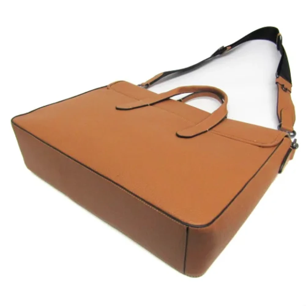 Coach Pre-owned Leather handbags Brown Dames