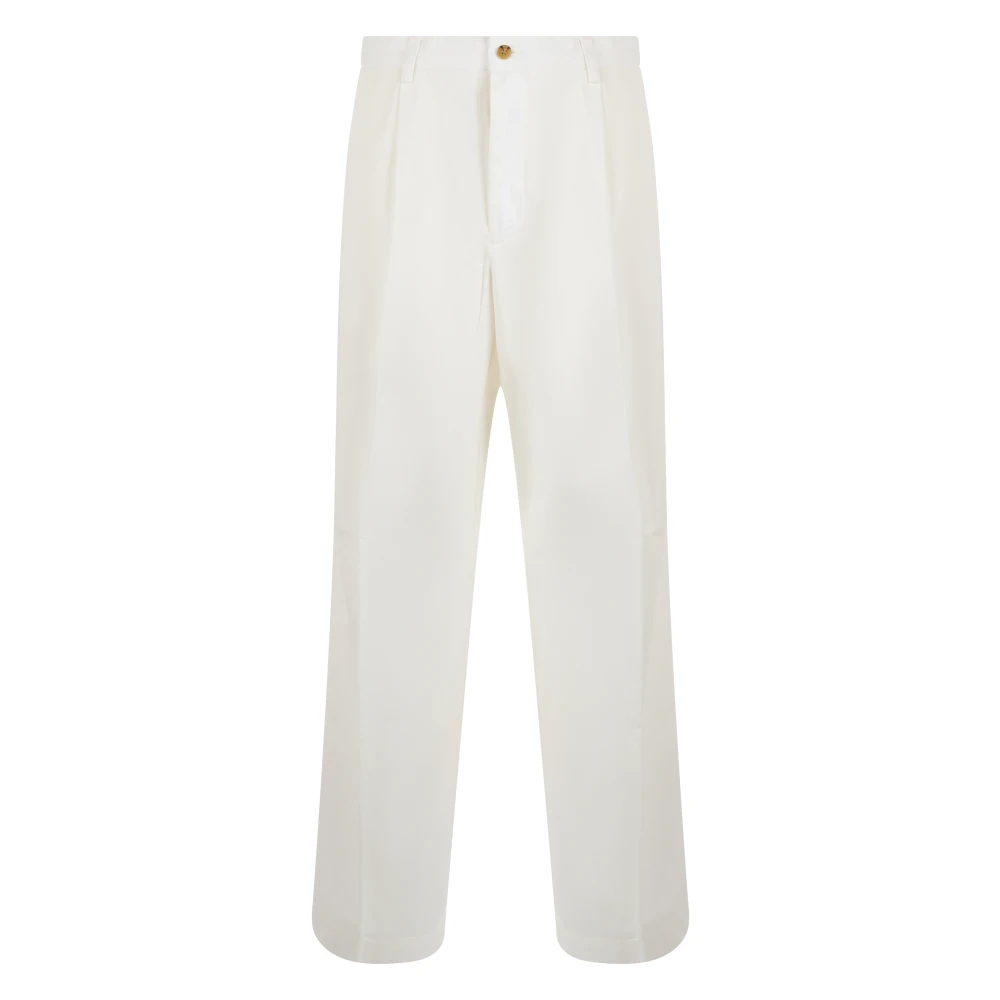 Polo Ralph Lauren Women's White Pleated Trousers