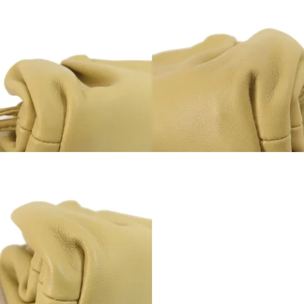 Bottega Veneta Vintage Pre-owned Leather shoulder-bags Beige Dames