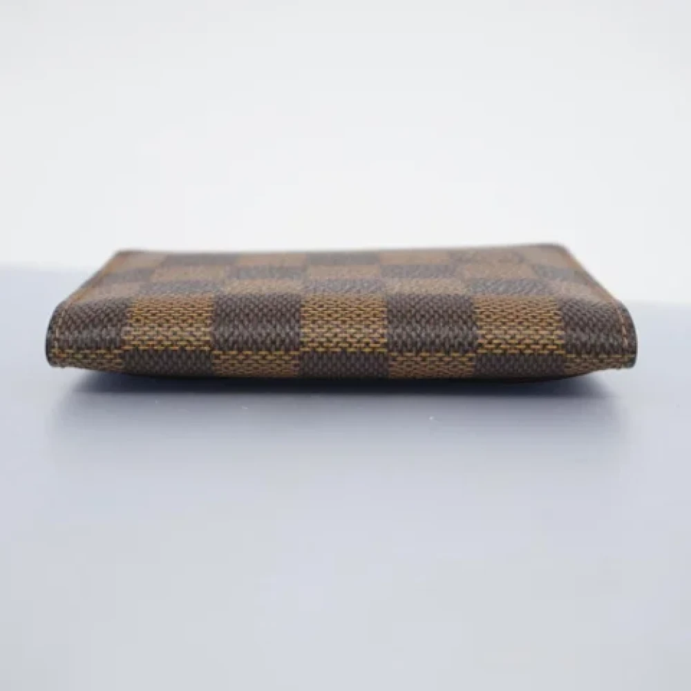 Louis Vuitton Vintage Pre-owned Fabric wallets Brown Dames