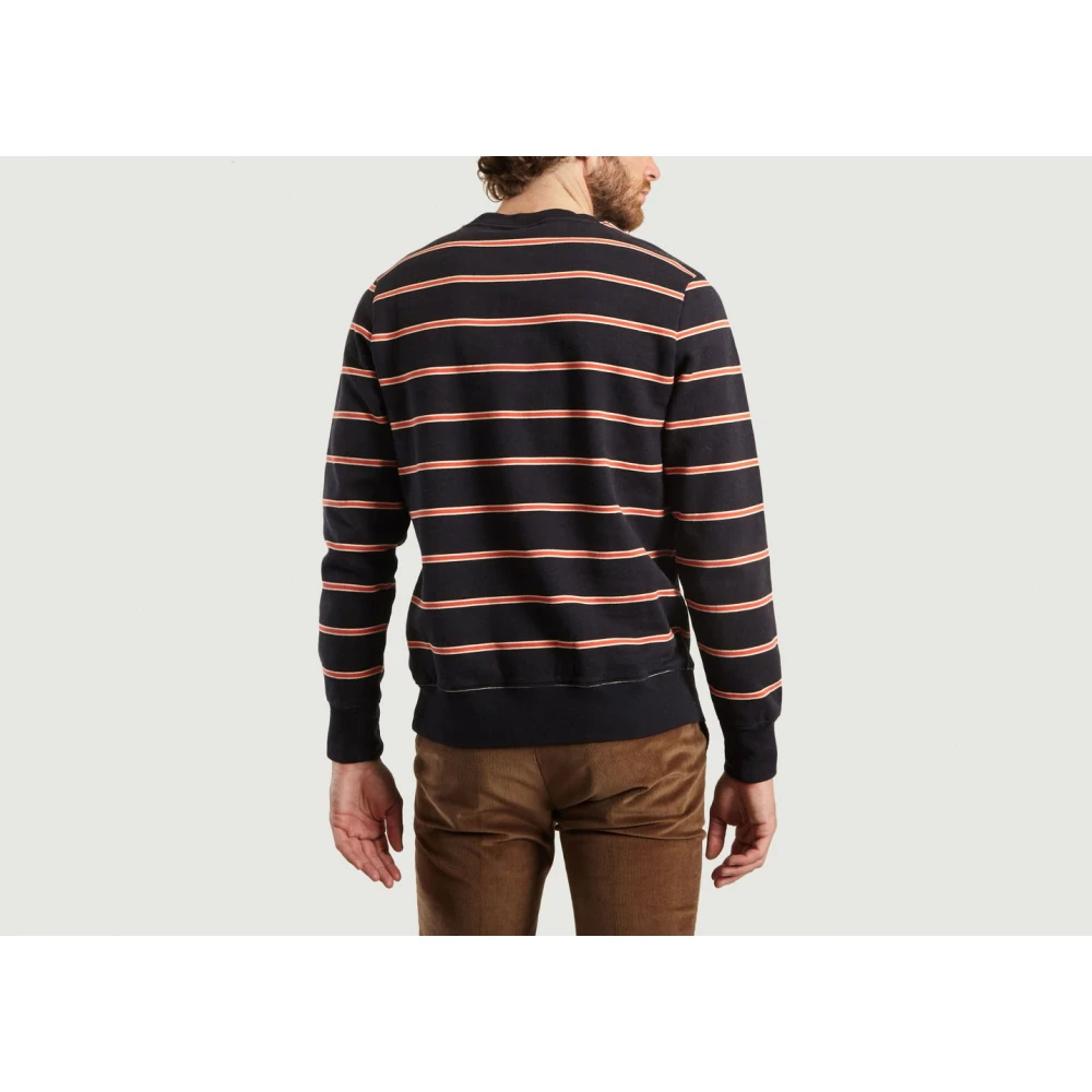 PS By Paul Smith Blauw Gestreepte Sweater Blue Heren