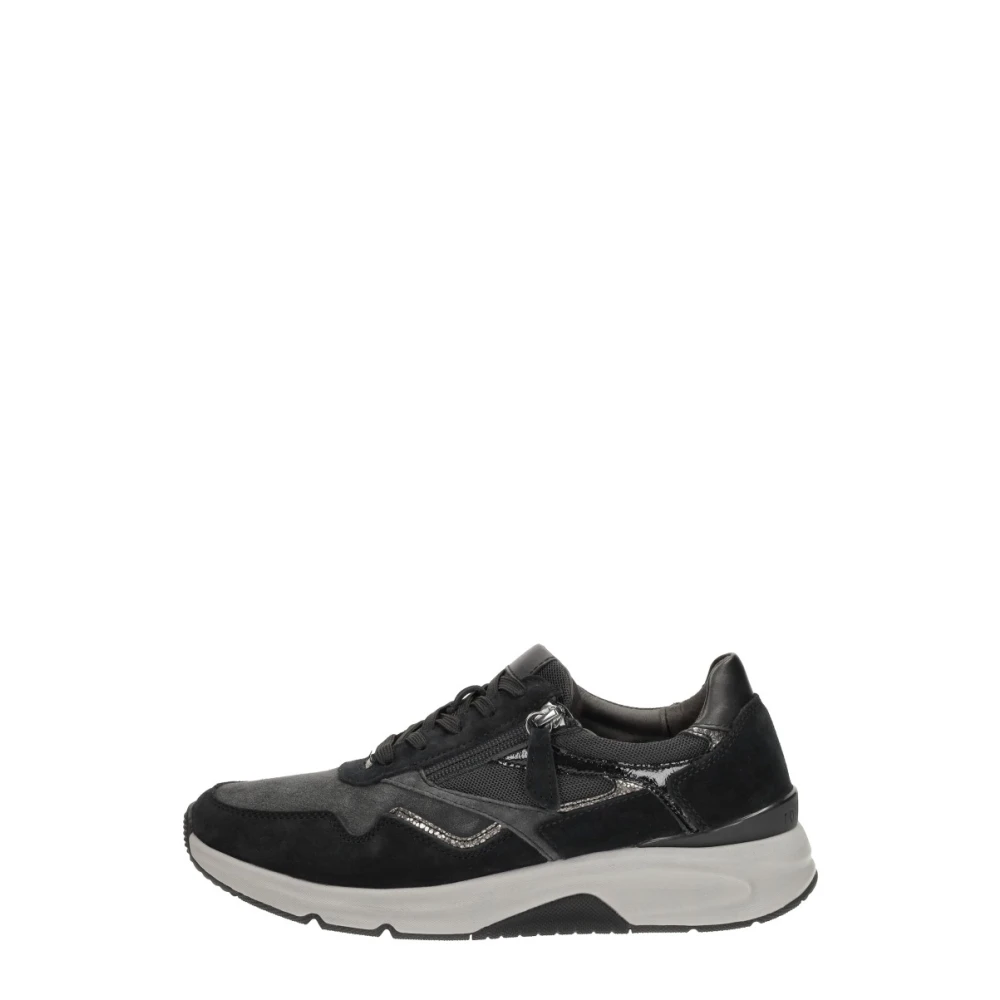 Gabor Rollingsoft Veterschoenen Laag Dames Schoenen Zwart