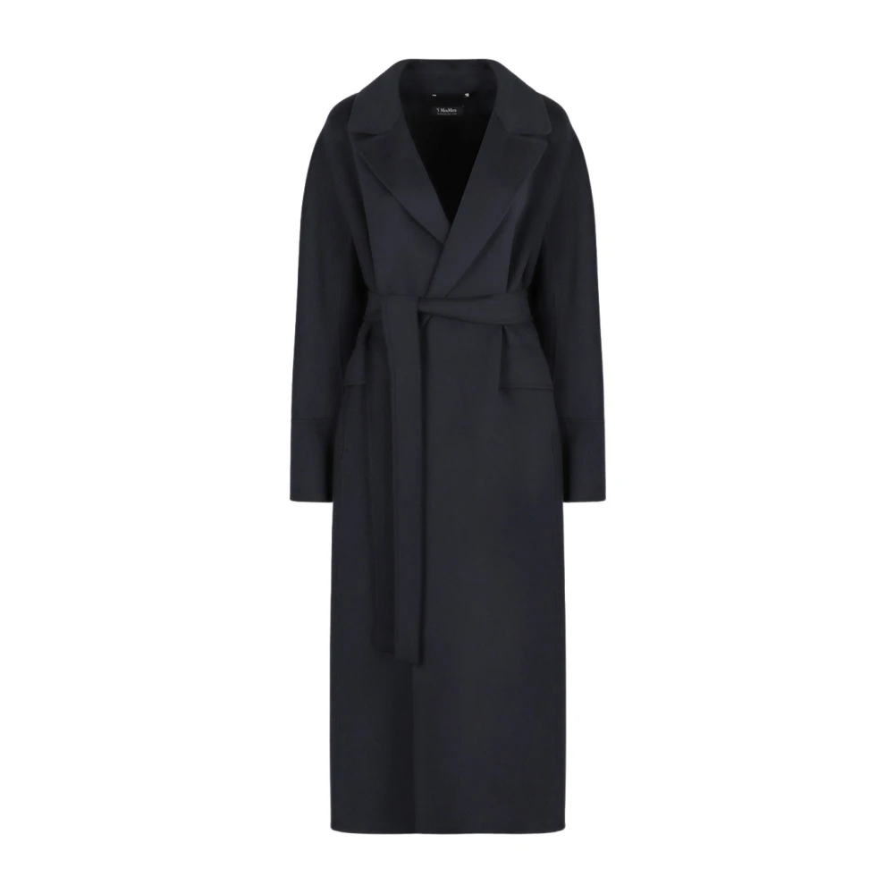 Max Mara Wollen Malika Jas Blue Dames