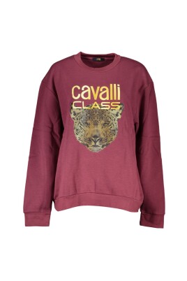 sweatshirt-en-polaire-violet-avec-logo