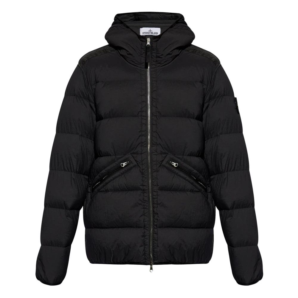 Stone Island Lichtgewicht Dons Blouson Jas Black Heren