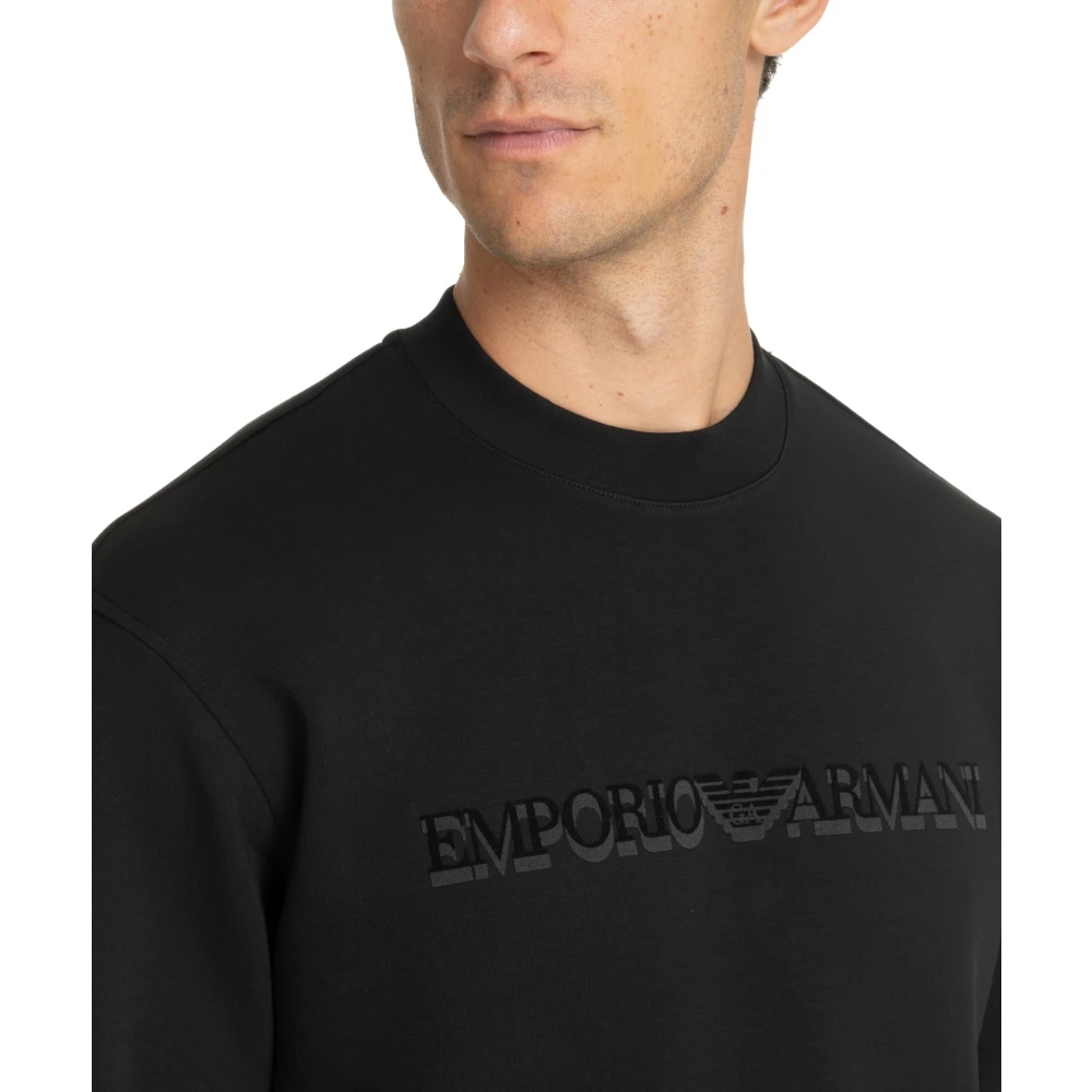 Emporio Armani Effen Logo Sweatshirt Black Heren
