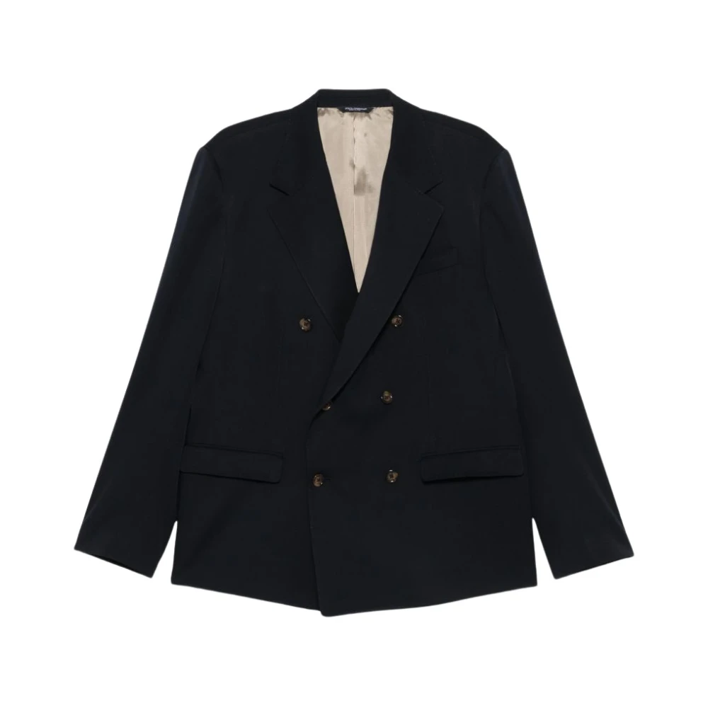 Dolce & Gabbana Mannelijk Blauw Kostuums Heren, L, Formal Blazers