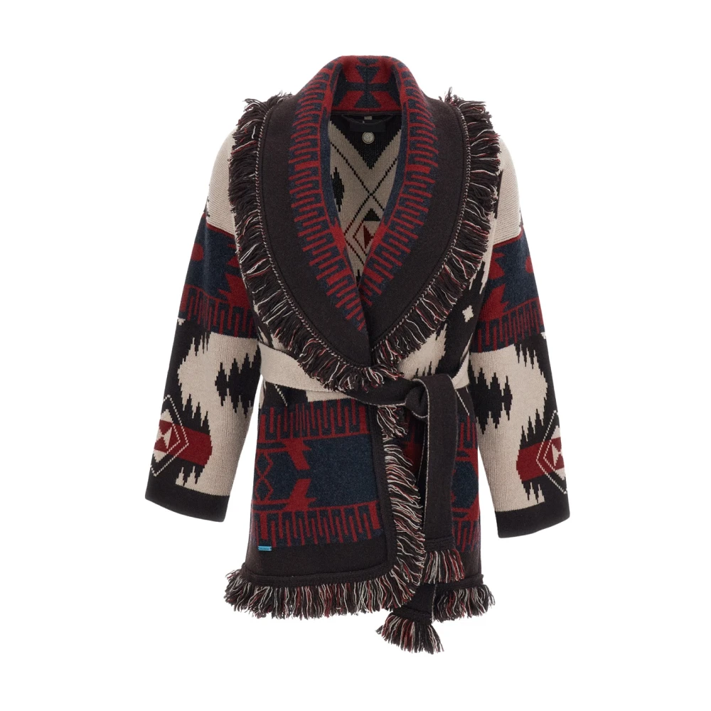 Alanui , Cardigans, Female, Multicolor, M, Cardigans