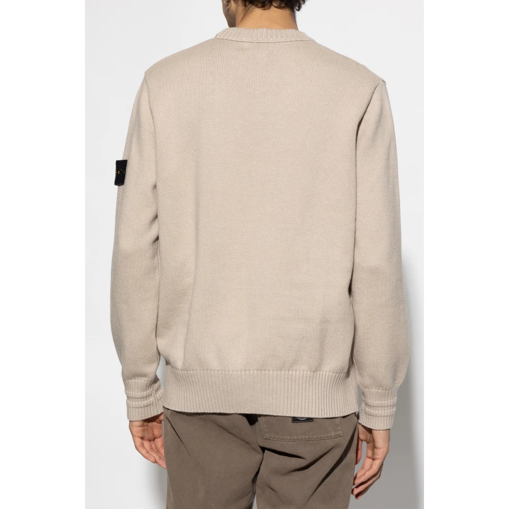 Stone Island Trui met logo Beige Heren