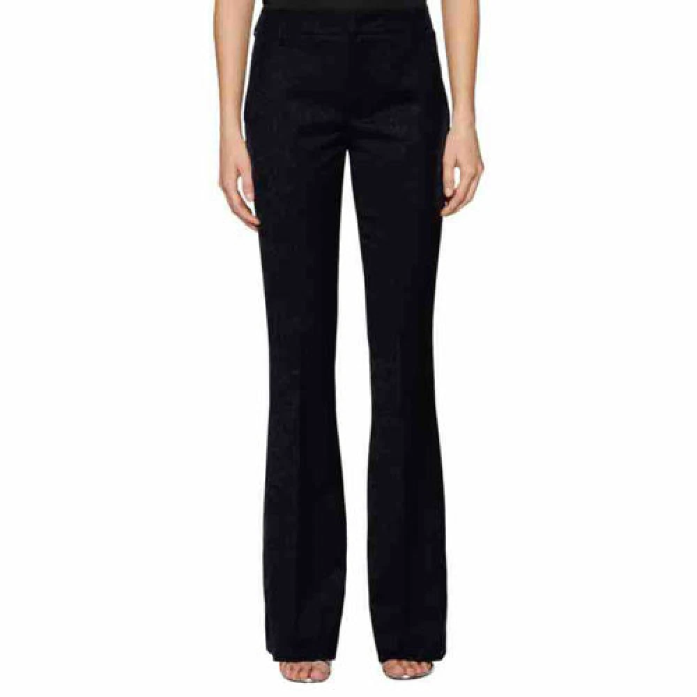 Dondup Wide Trousers Black Dames