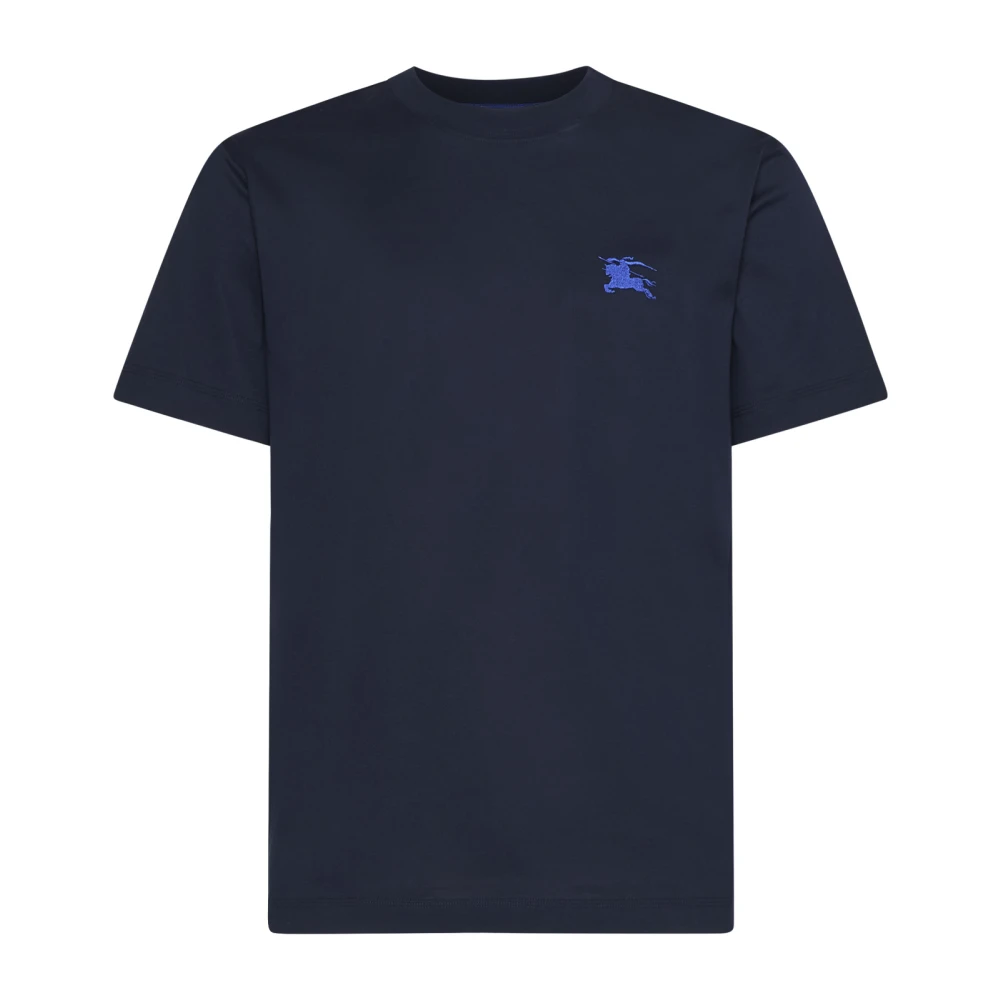 Burberry Men's Blue Micro Knight Logo T-Shirt