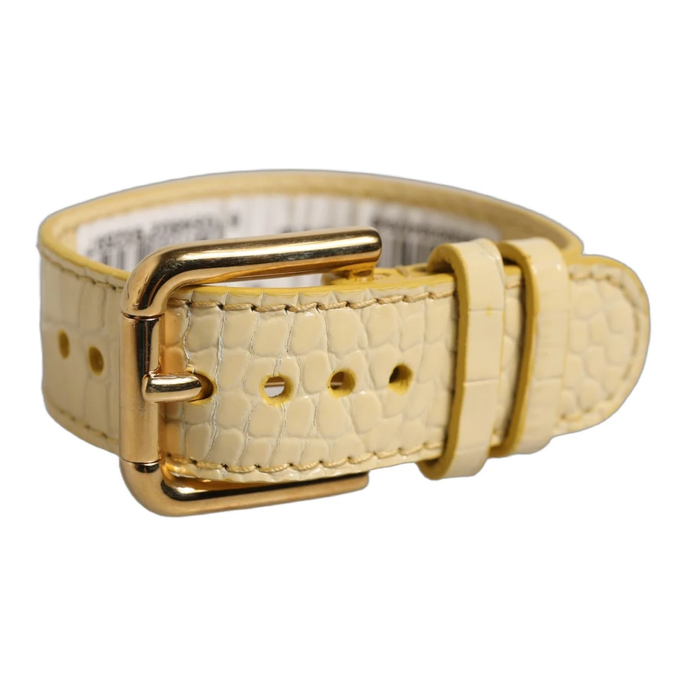 Dolce & Gabbana Beige Bracelet Belt - Male - Bracelets - One Size - Accessories
