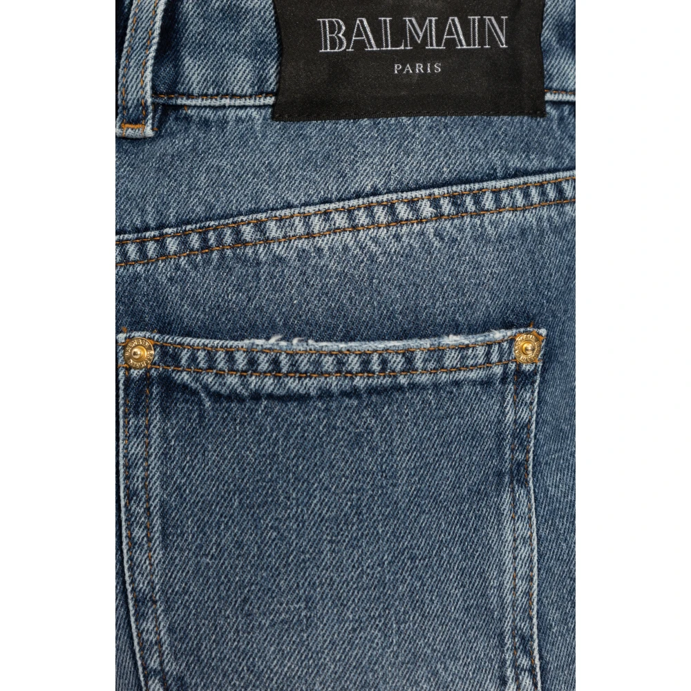 Balmain Kick flare jeans Blue Dames