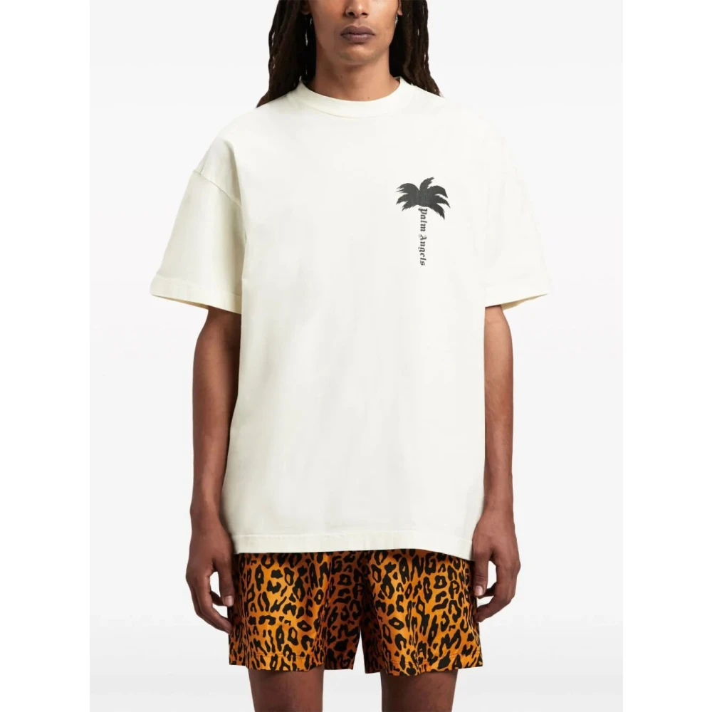 Palm Angels Palm T-Shirt Off White Heren