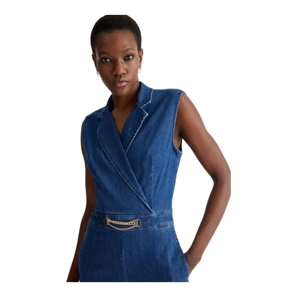 Liu Jo Mouwloze jumpsuit voor dames Blue Dames
