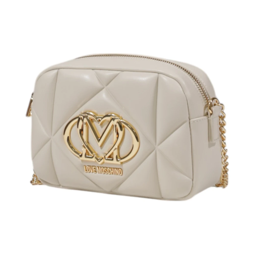 Love Moschino Kleine Dames Tas Lente Zomer Collectie Beige Dames