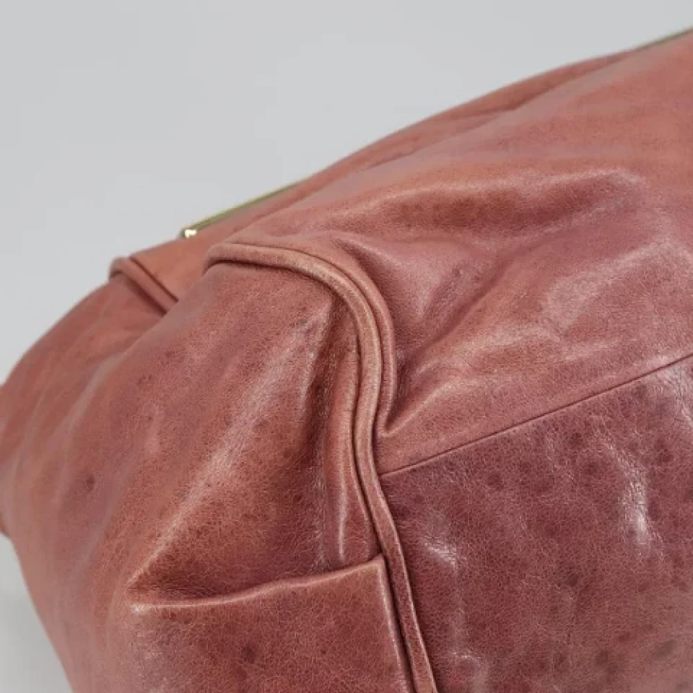 Chloé Pre-owned Leather handbags Pink Dames