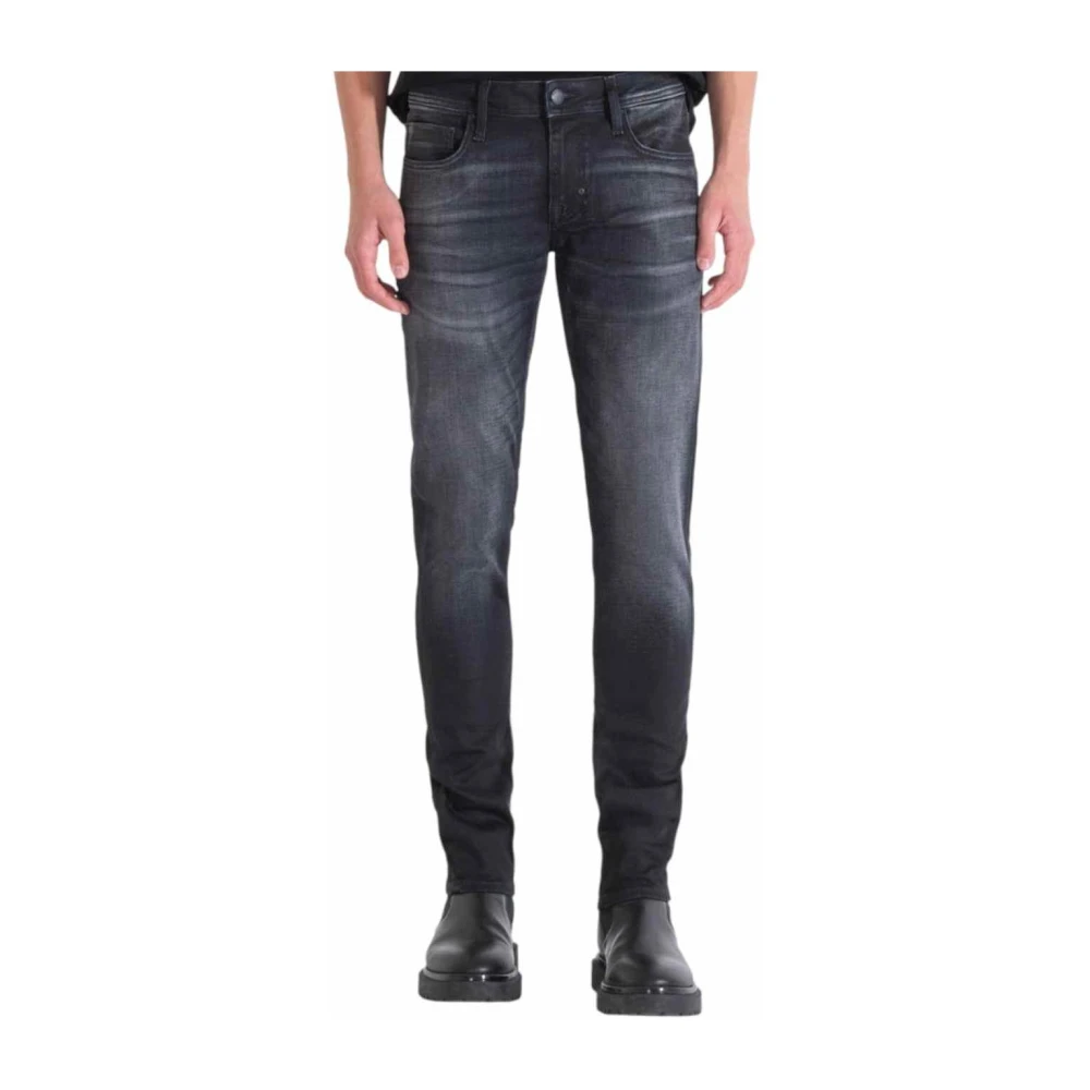 Antony Morato Zwarte Tapered Broek Moderne Stijl Black Heren