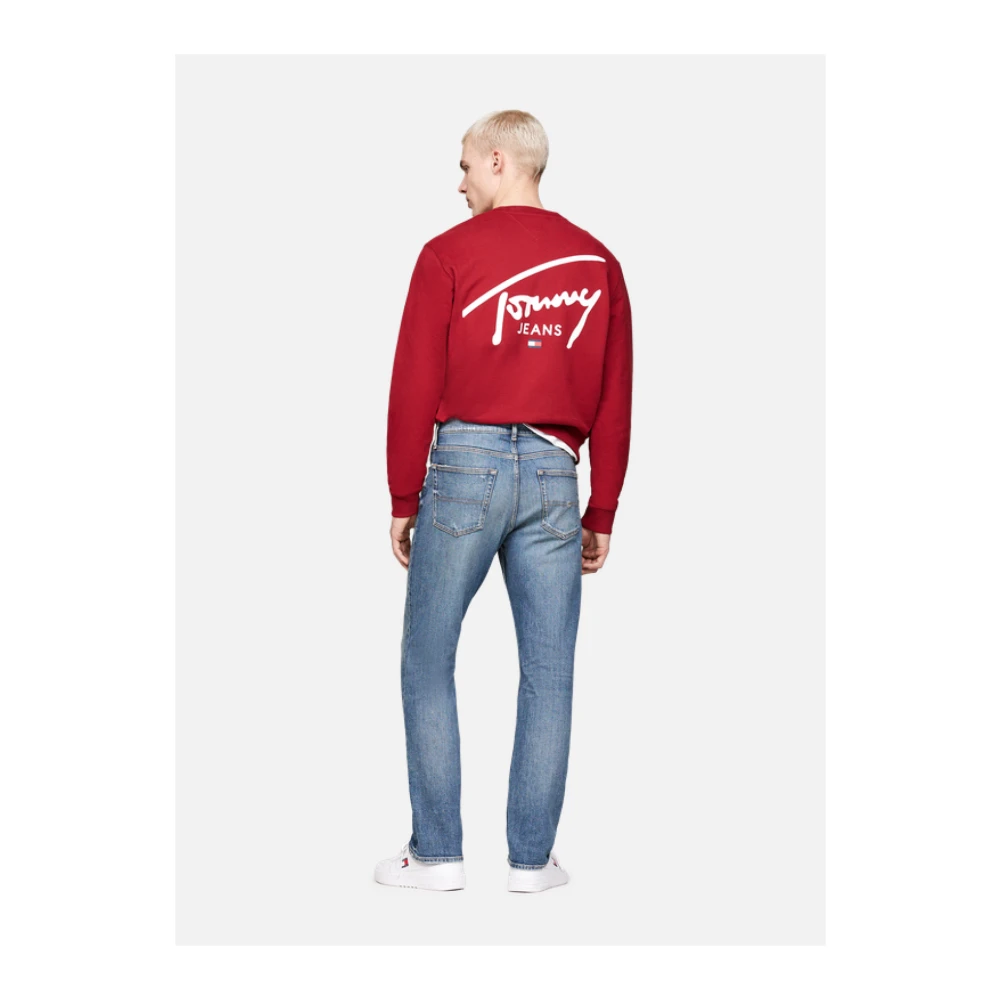 Tommy Jeans Slim katoenen stretch jeans Blauw Blue Heren